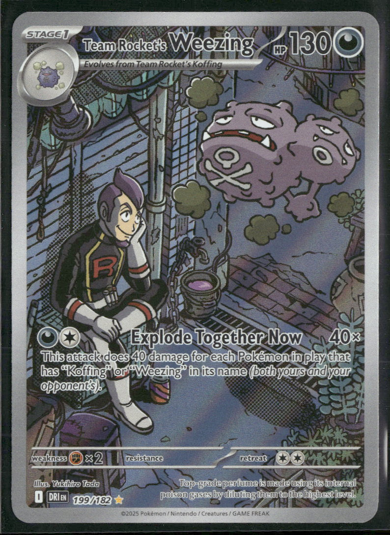 SV10: Destined Rivals Team Rocket's Weezing #199/182