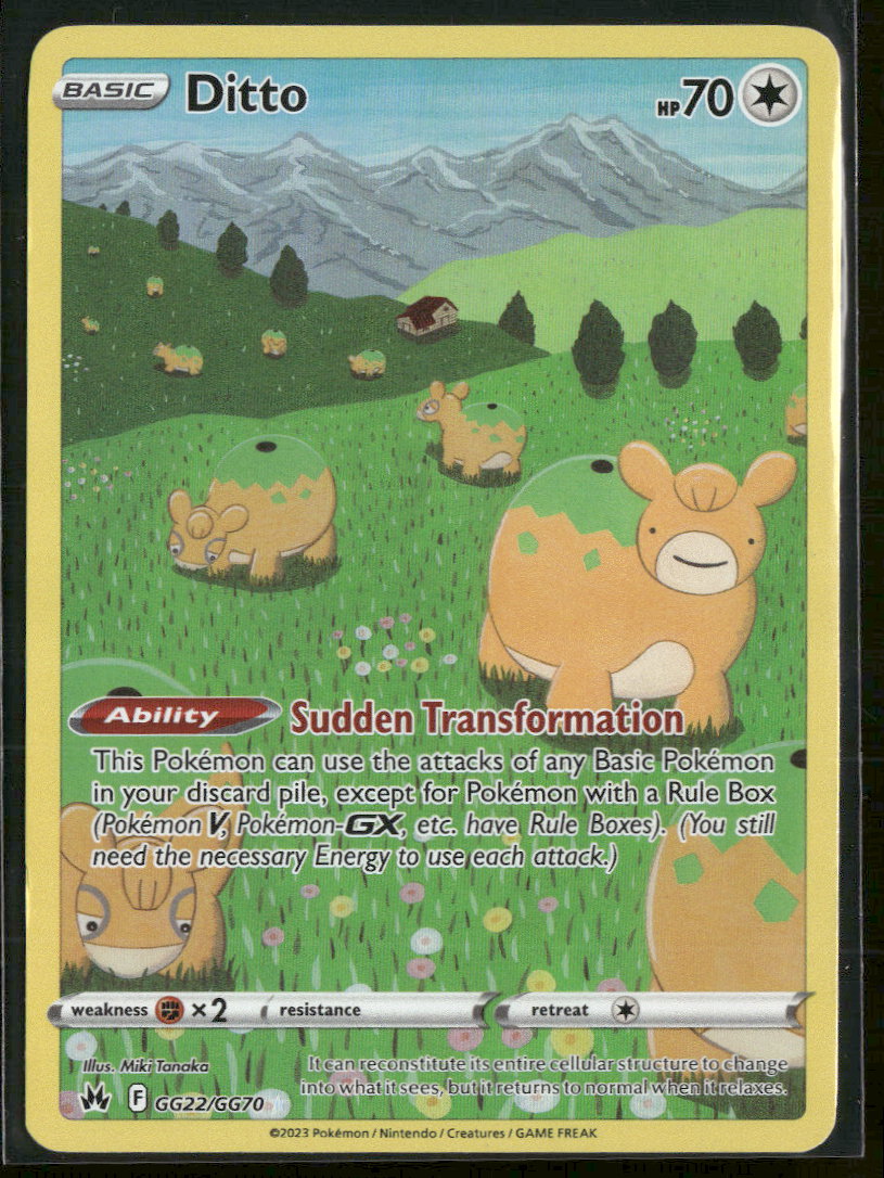 SWSH: Crown Zenith: Galarian Gallery Ditto #GG22/GG70