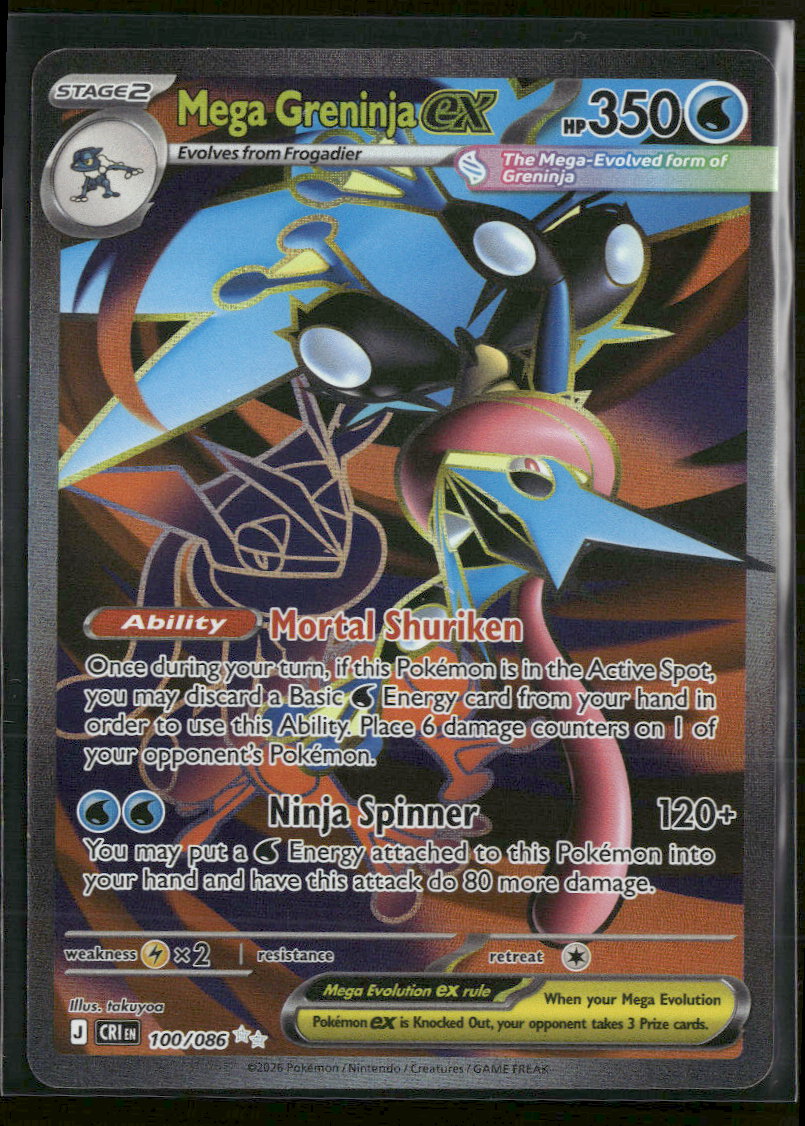 ME04: Chaos Rising Mega Greninja ex #100/086