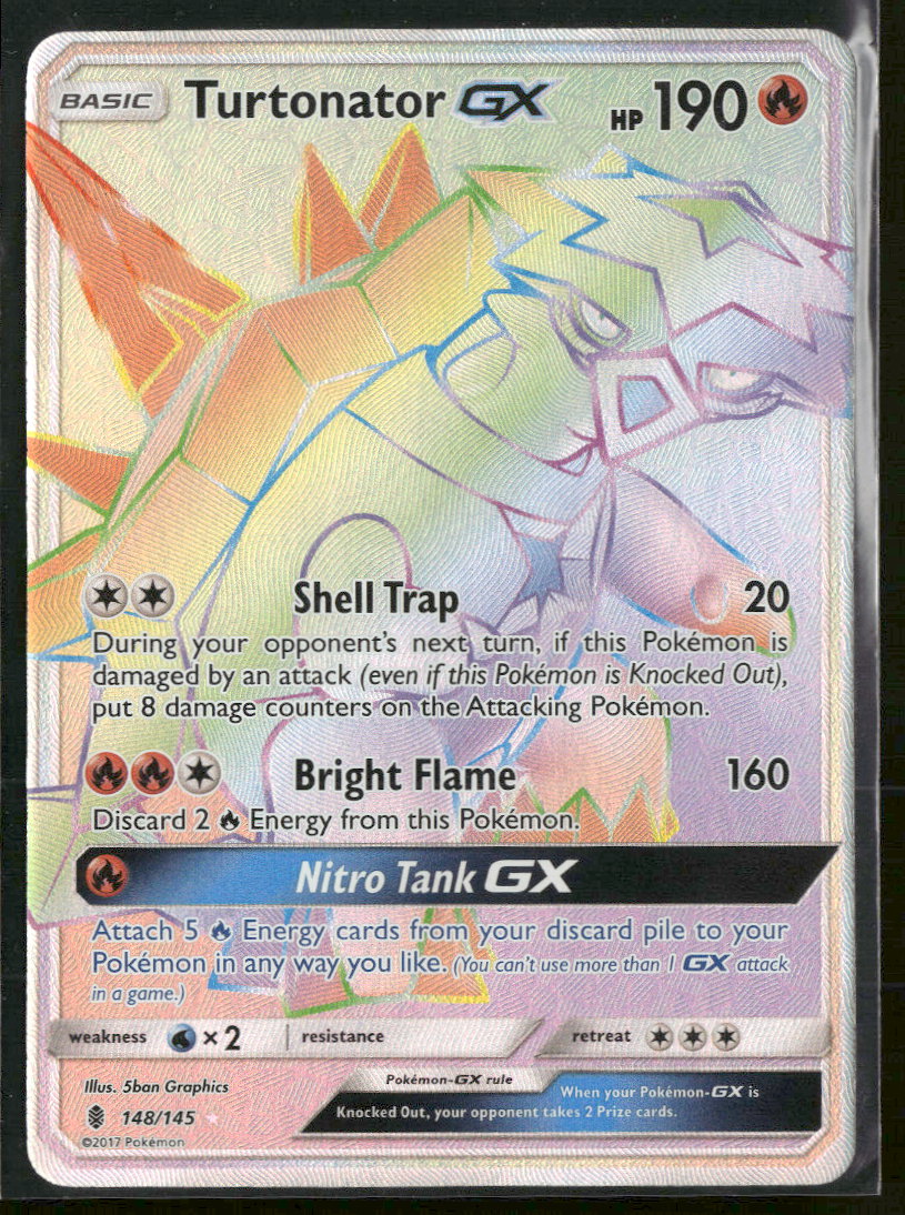 SM - Guardians Rising Turtonator GX (Secret) #148/145