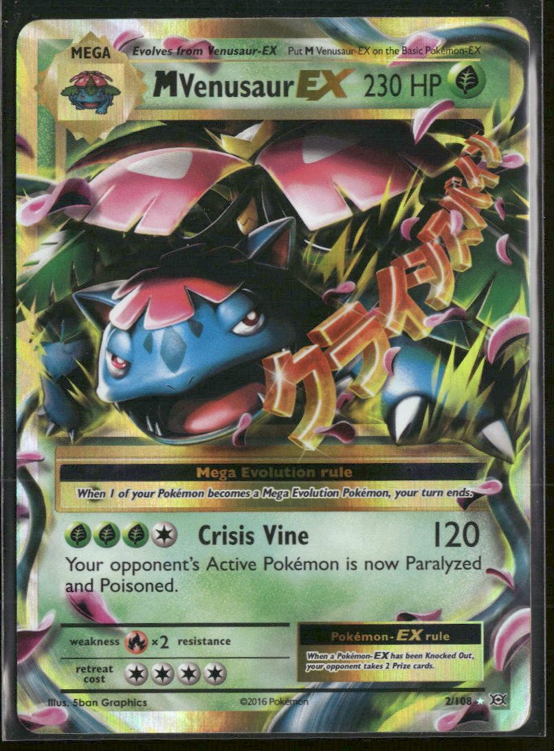 XY - Evolutions M Venusaur EX #2/108