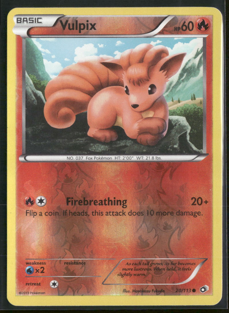 Legendary Treasures Vulpix #20/113