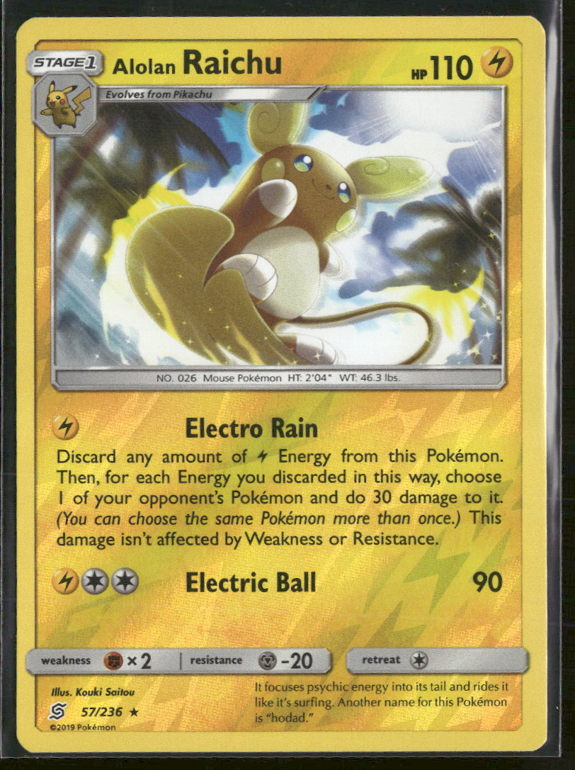 SM - Unified Minds Alolan Raichu #57/236