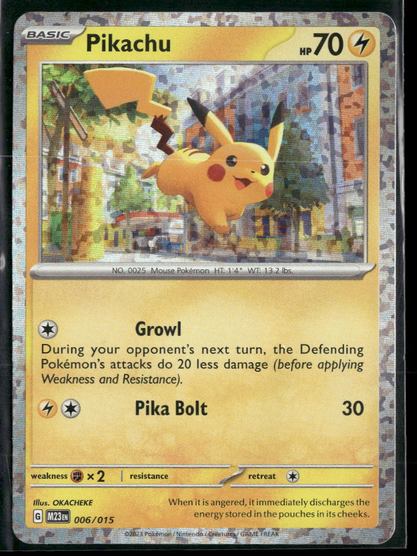 McDonald's Promos 2023 Pikachu #006/015