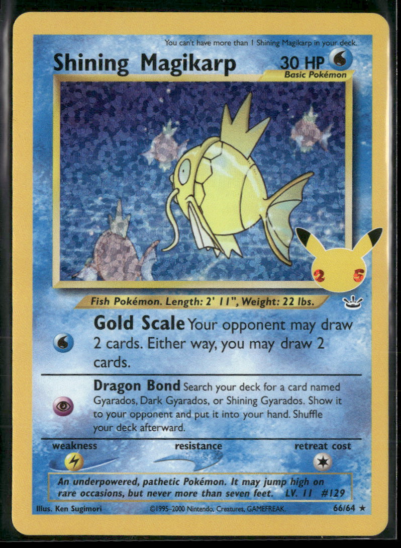 Celebrations: Classic Collection Shining Magikarp #66/64