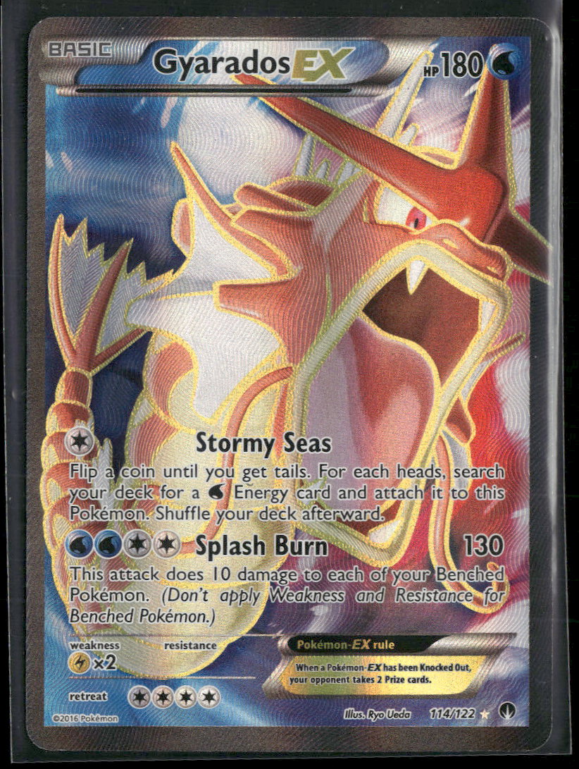 XY - BREAKpoint Gyarados EX (Full Art) #114/122