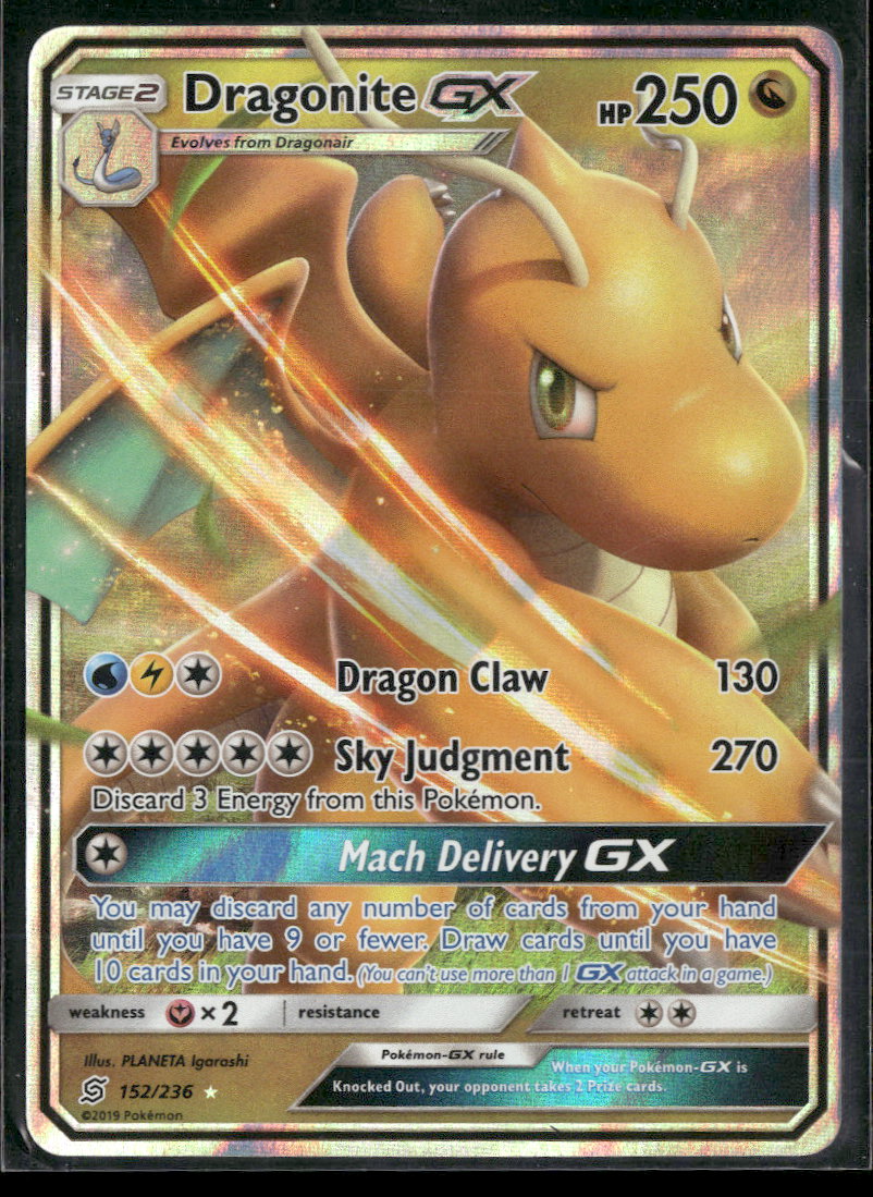 SM - Unified Minds Dragonite GX #152/236