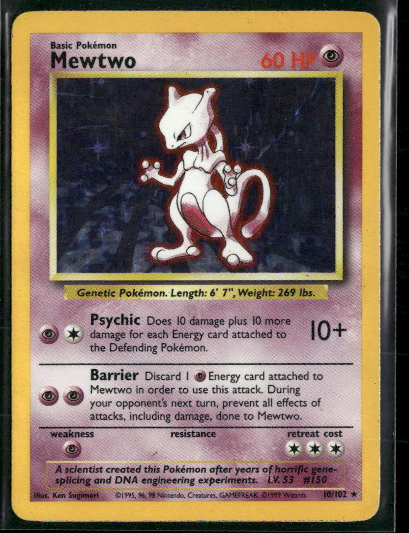 Base Set Mewtwo #010/102