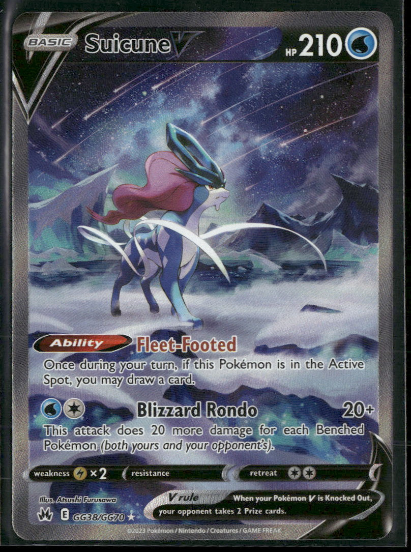 SWSH: Crown Zenith: Galarian Gallery Suicune V #GG38/GG70