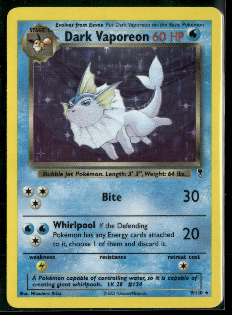 Legendary Collection Dark Vaporeon #009/110