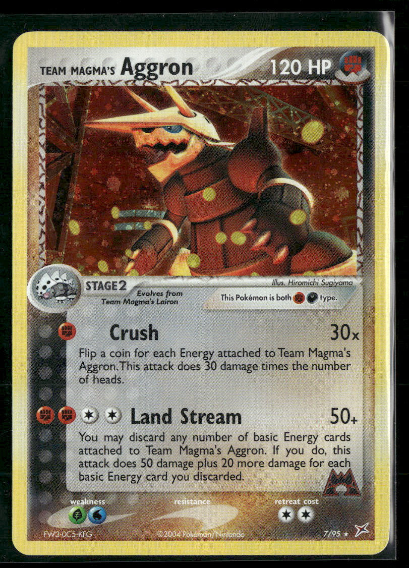 EX Team Magma vs Team Aqua Team Magma's Aggron #7/95