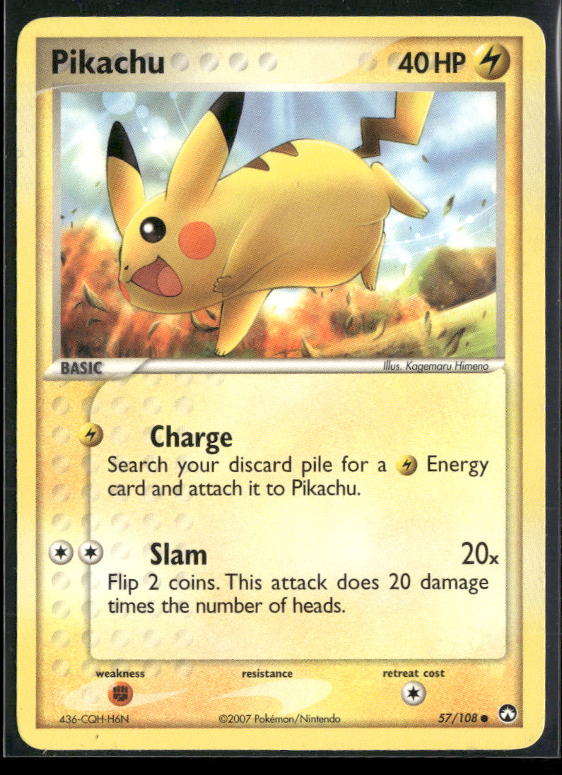 EX Power Keepers Pikachu #57/108