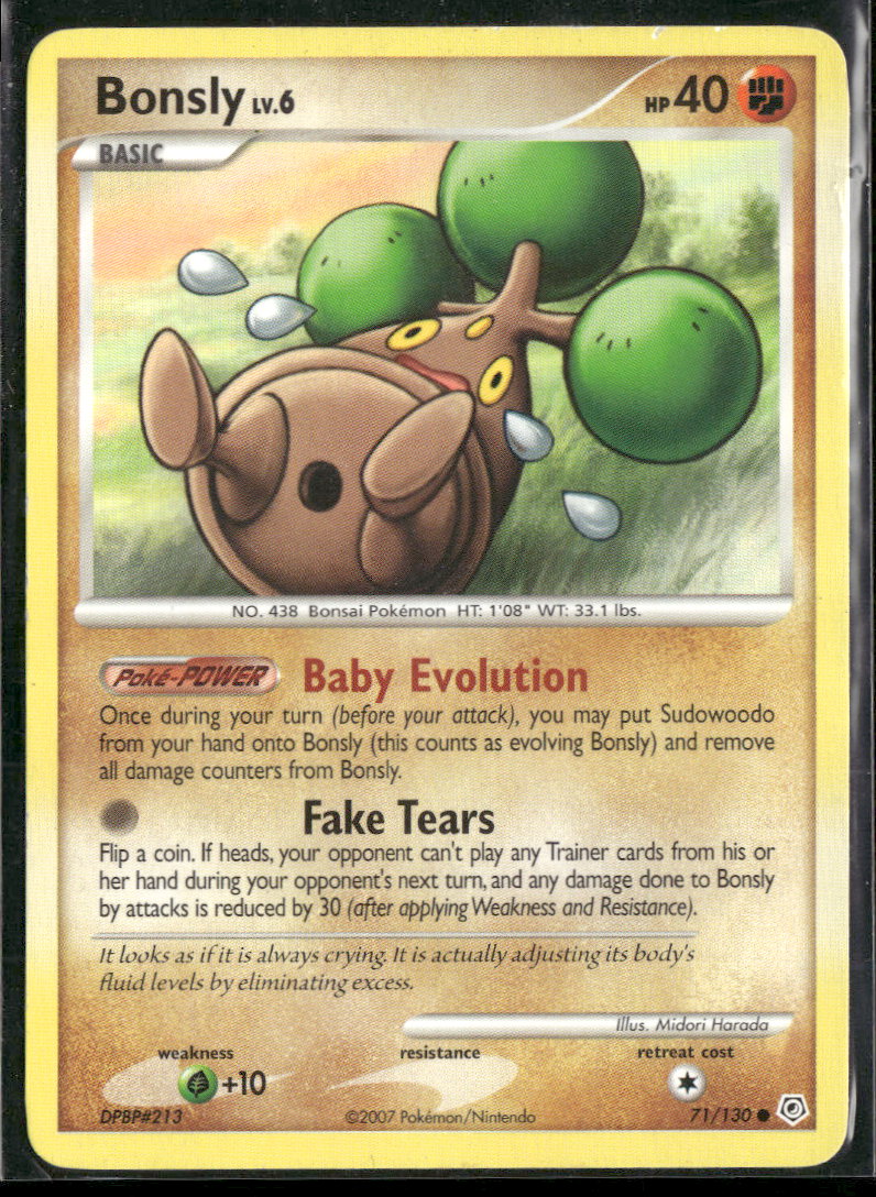 Diamond and Pearl Bonsly #71/130