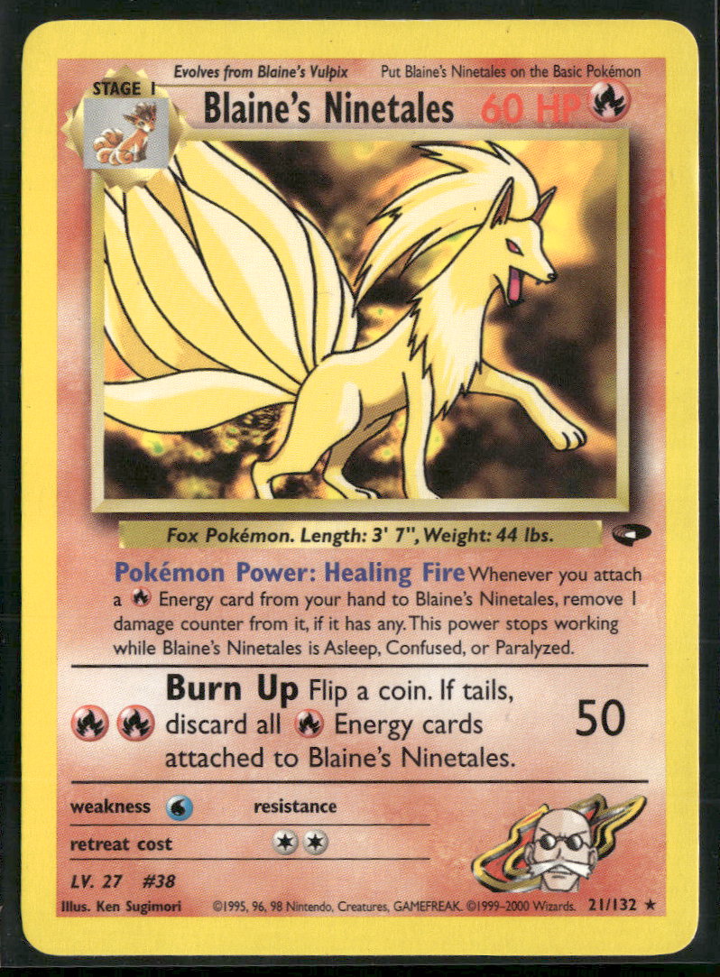 Gym Challenge Blaine's Ninetales #021/132