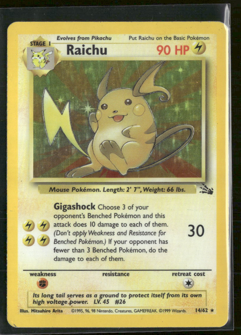 Fossil Raichu (14) #14/62