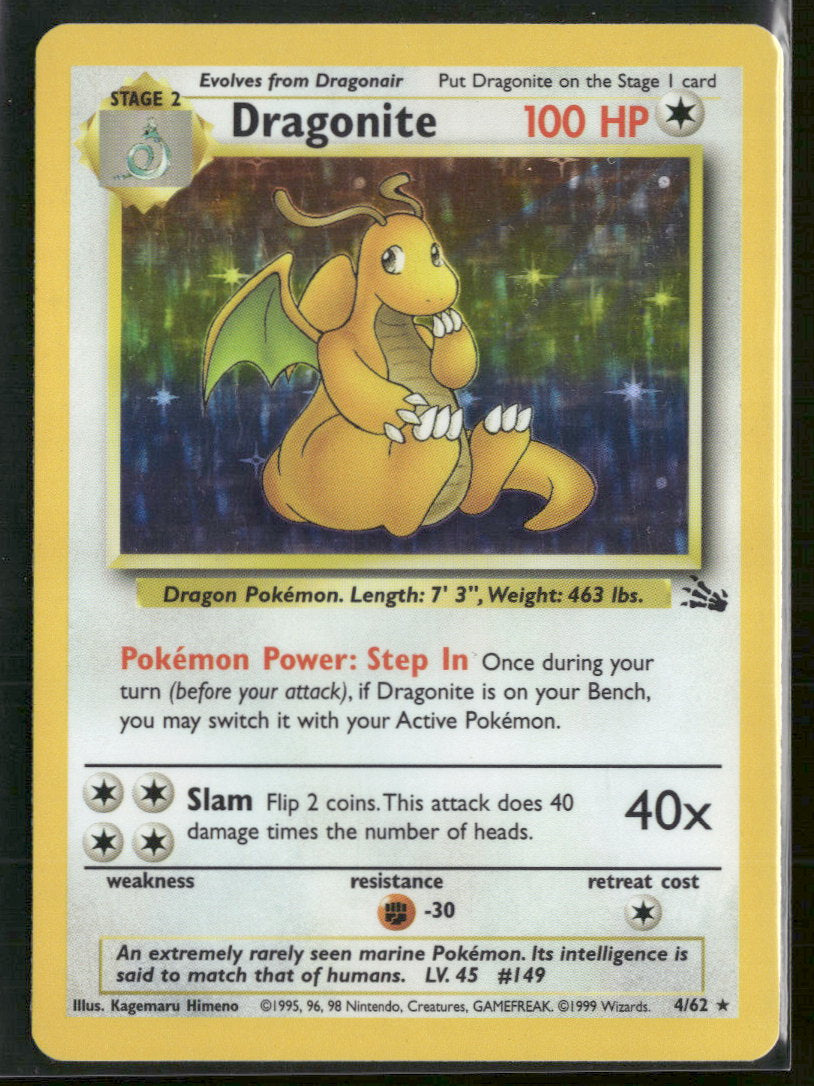 Fossil Dragonite (4) #04/62