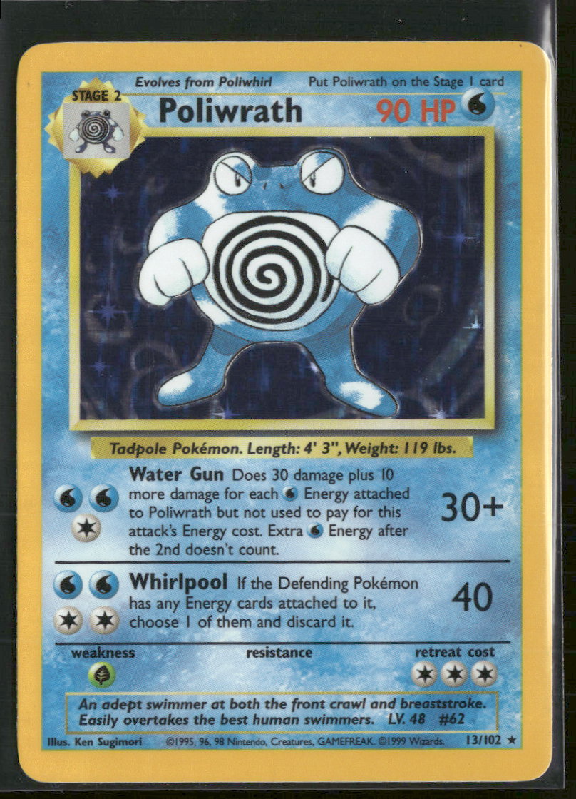 Base Set Poliwrath #013/102