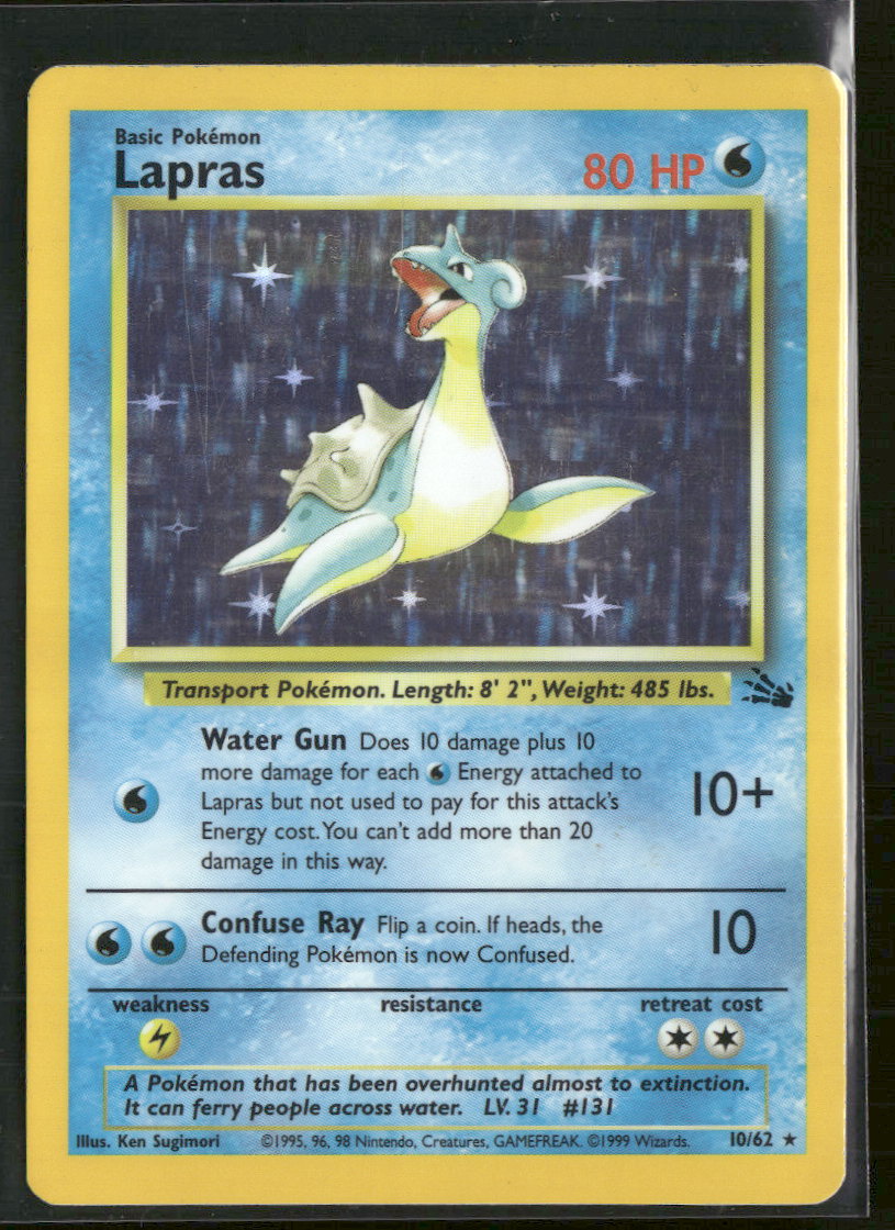 Fossil Lapras (10) #10/62