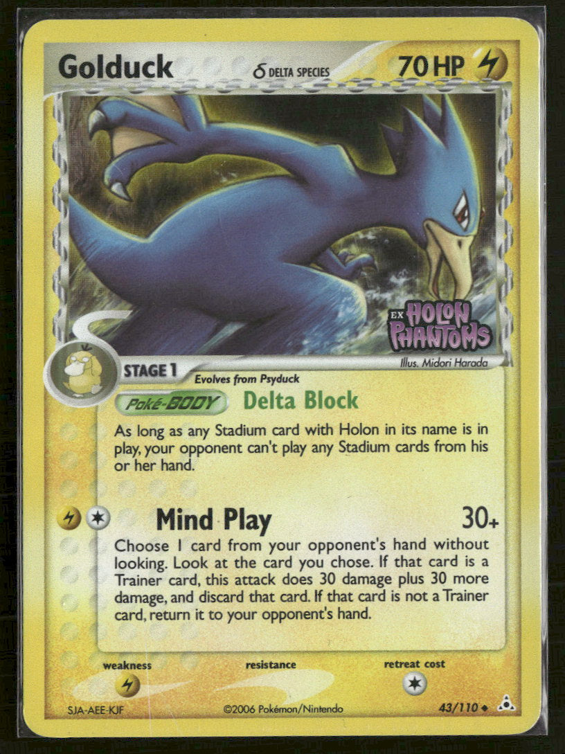 EX Holon Phantoms Golduck (Delta Species) #43/110