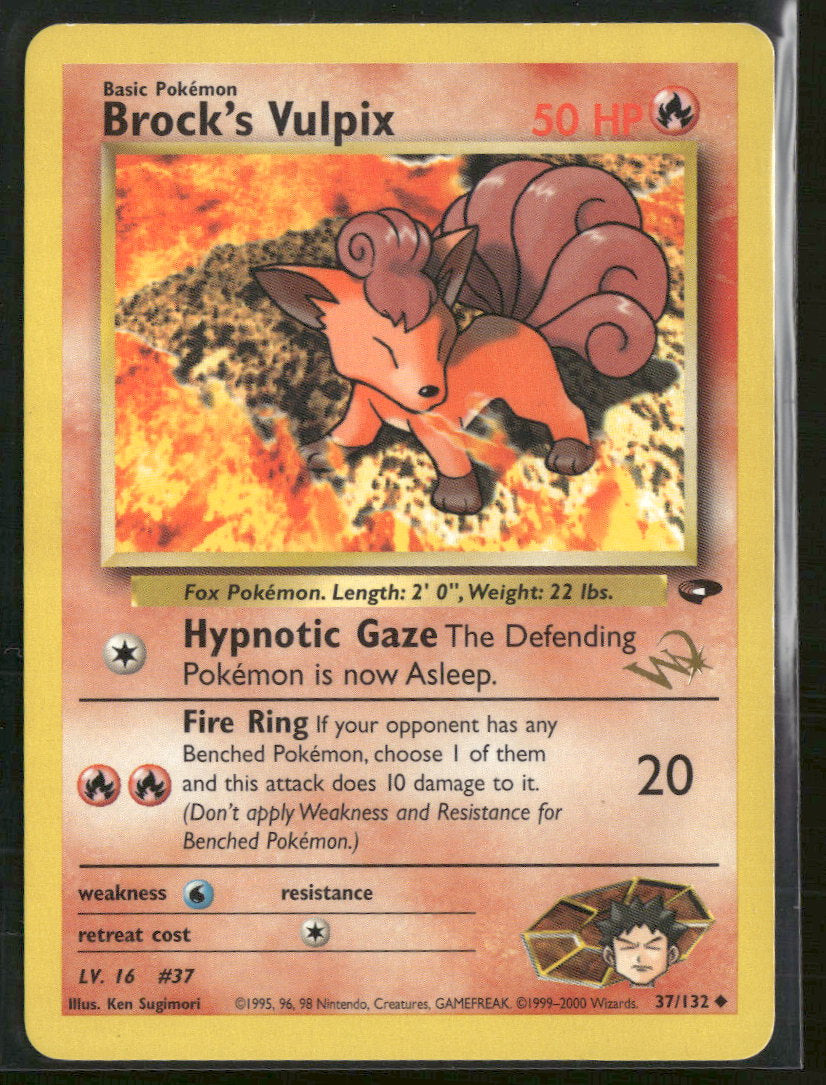 WoTC Promo Brock's Vulpix [W Stamped] #037/132