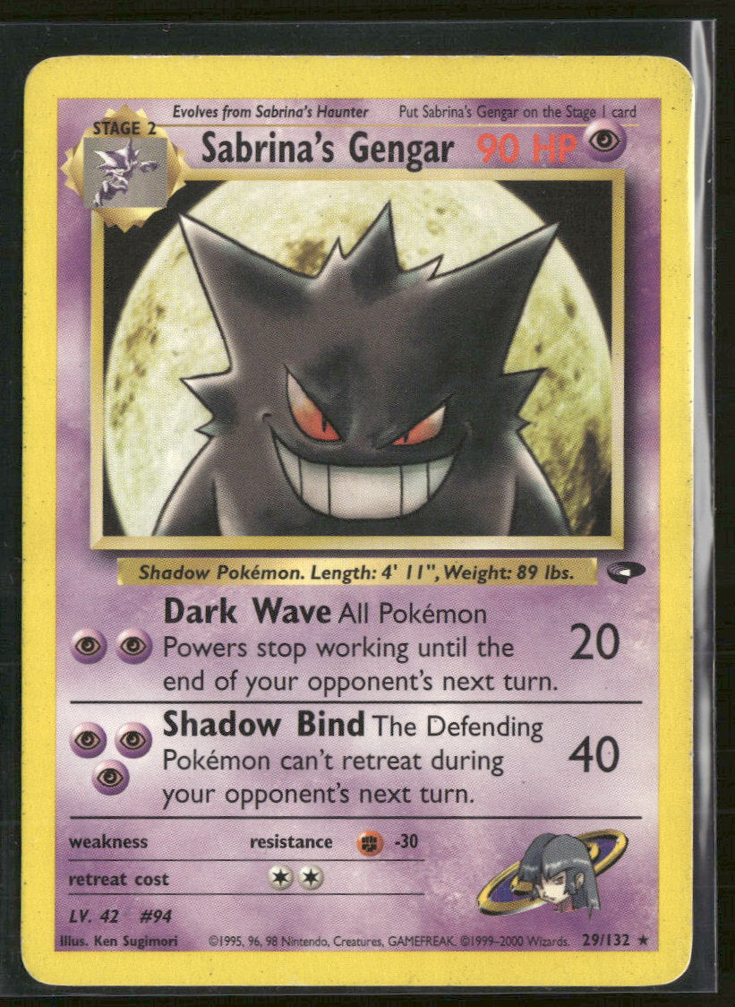 Gym Challenge Sabrina's Gengar #029/132