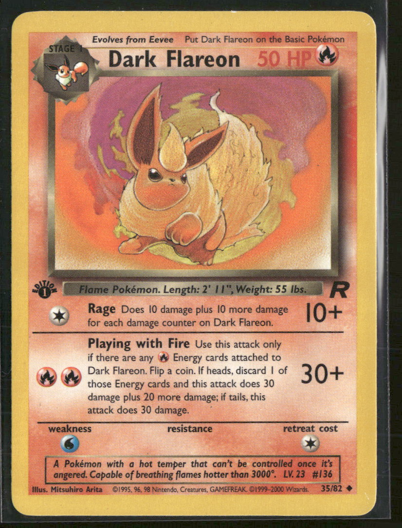 Team Rocket Dark Flareon #35/82