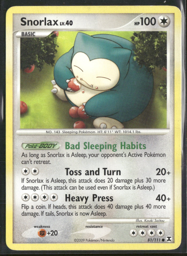Rising Rivals Snorlax (81) #81/111