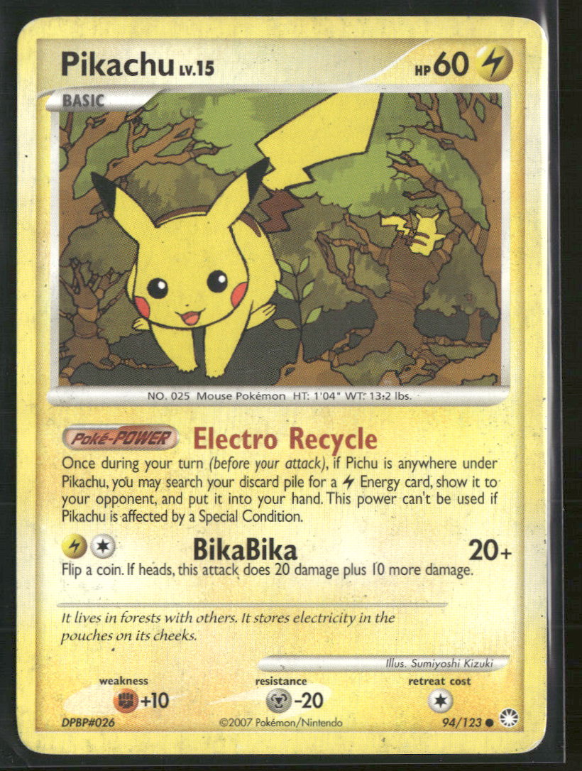 Mysterious Treasures Pikachu #94/123