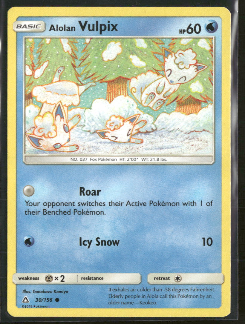 SM - Ultra Prism Alolan Vulpix #30/156