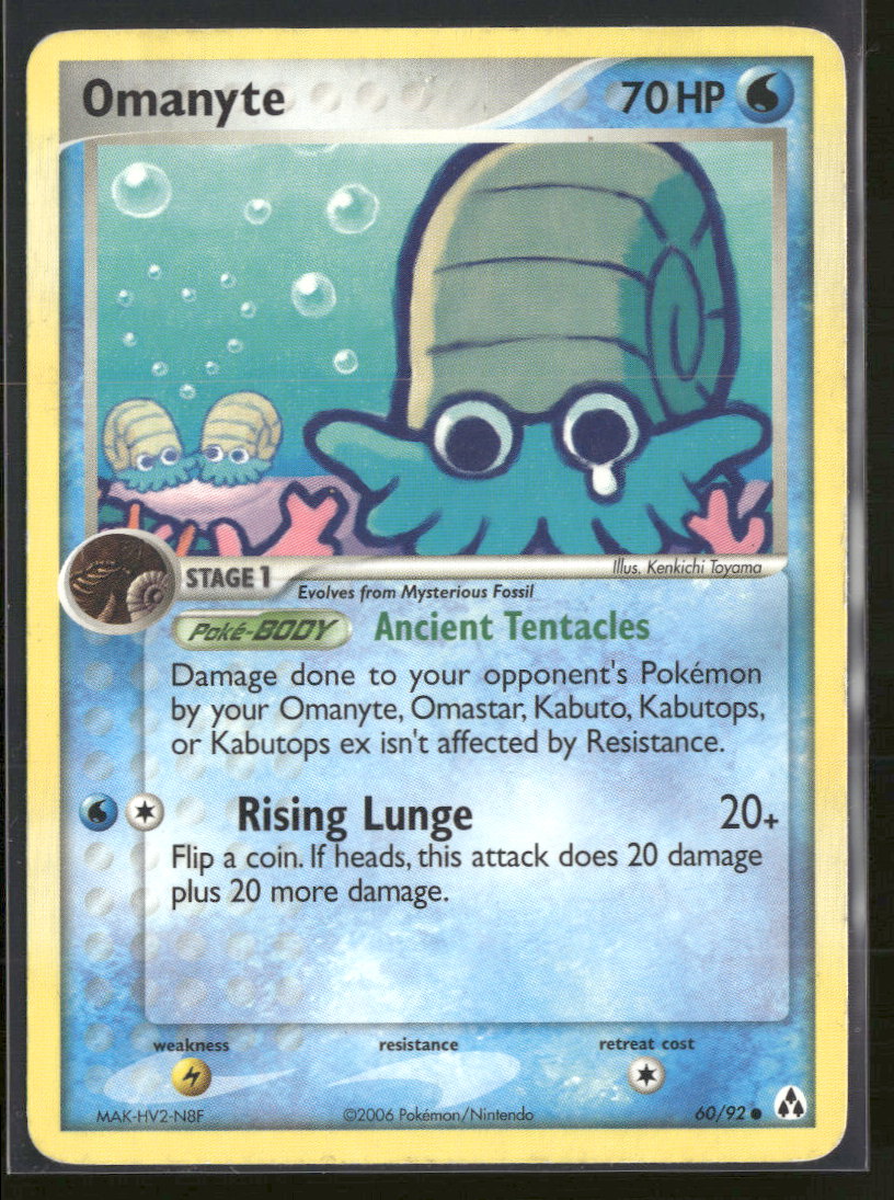 EX Legend Maker Omanyte #60/92