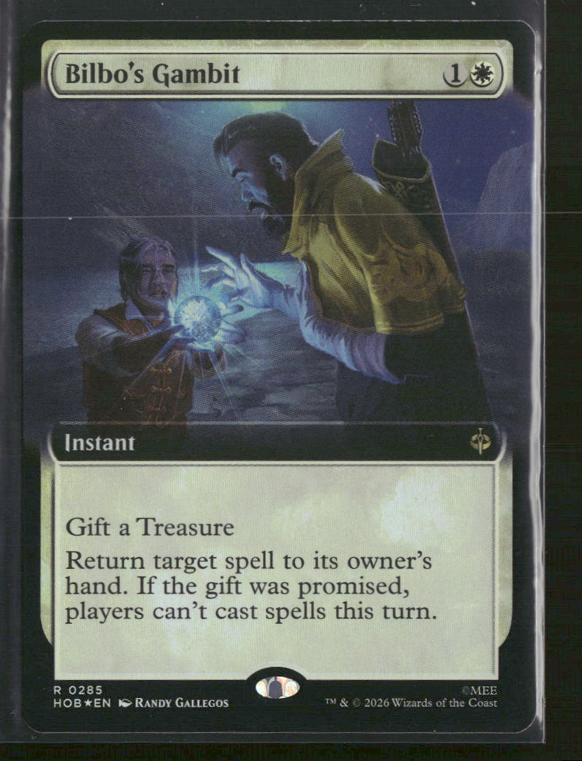 The Hobbit Bilbo's Gambit (Extended Art) Foil #285