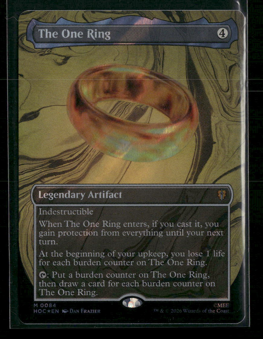 The Hobbit: Eternal-Legal The One Ring (Borderless) (Surge Foil) #84
