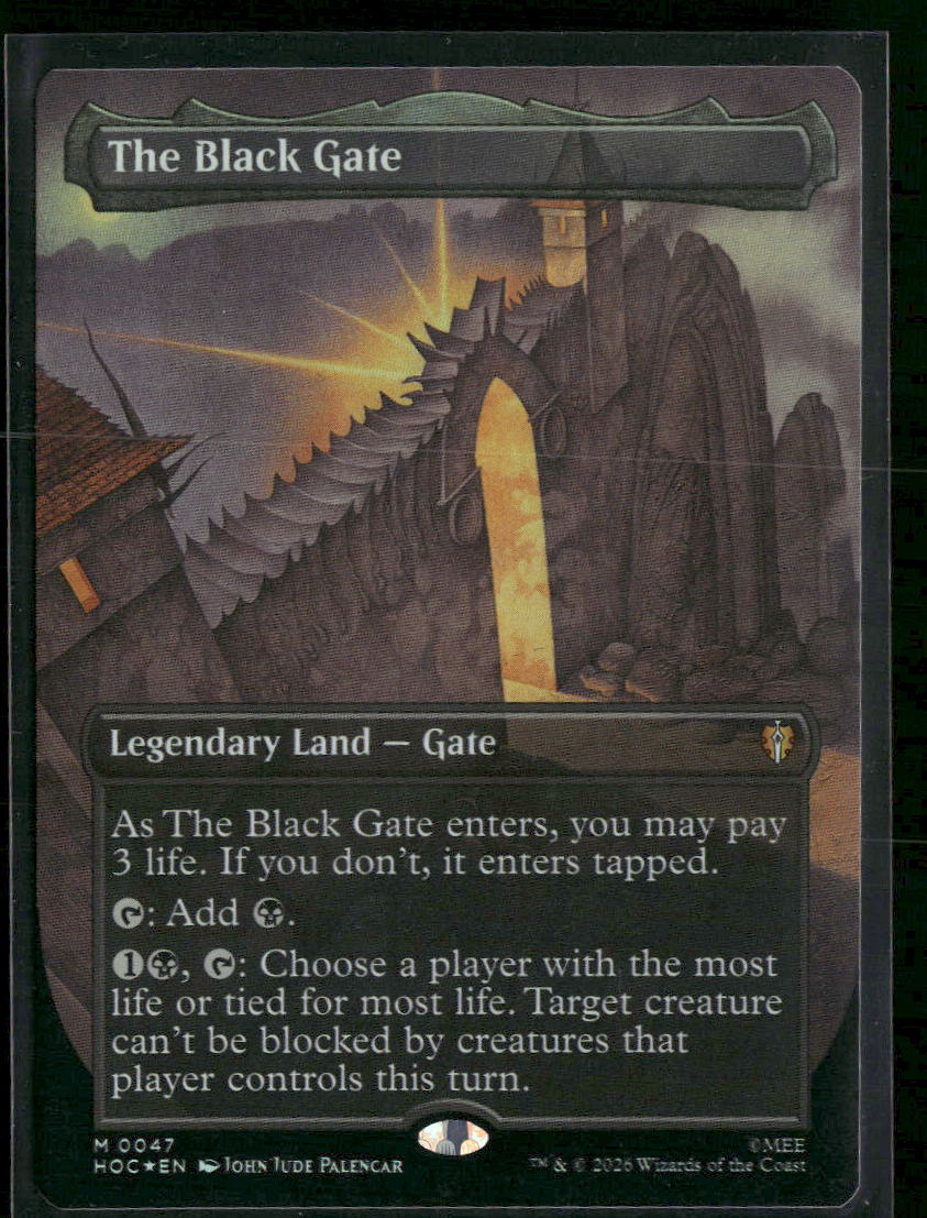 The Hobbit: Eternal-Legal The Black Gate (Borderless) Foil #47
