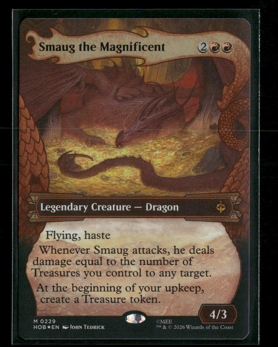 The Hobbit Smaug the Magnificent (Showcase) Foil #229