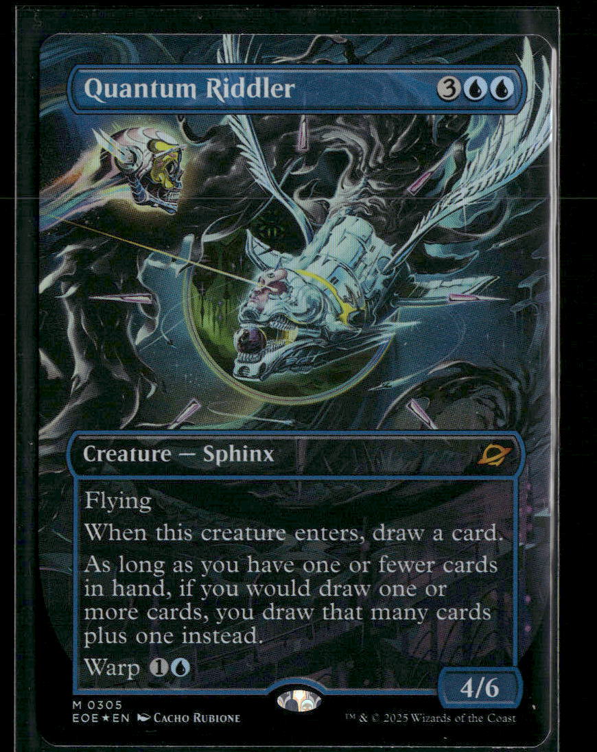 Edge of Eternities Quantum Riddler (Borderless) Foil #305
