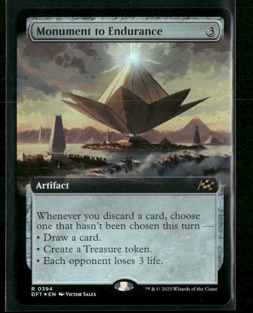 Aetherdrift Monument to Endurance (Extended Art) Foil #394