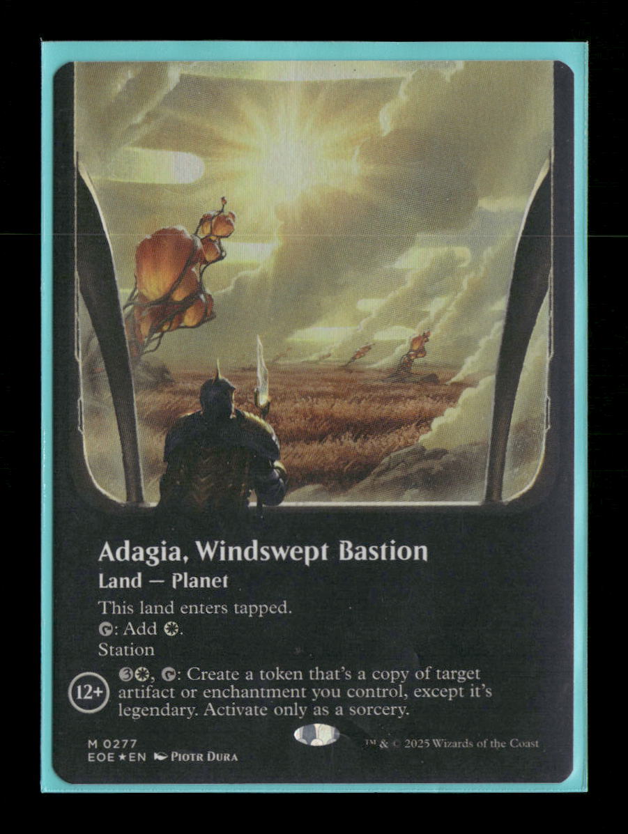 Edge of Eternities Adagia, Windswept Bastion (Borderless) Foil #277