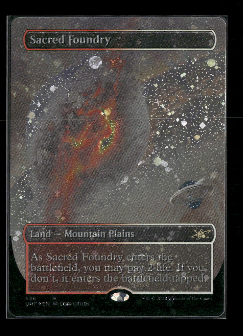 Unfinity Sacred Foundry (Borderless) (Galaxy Foil) #536