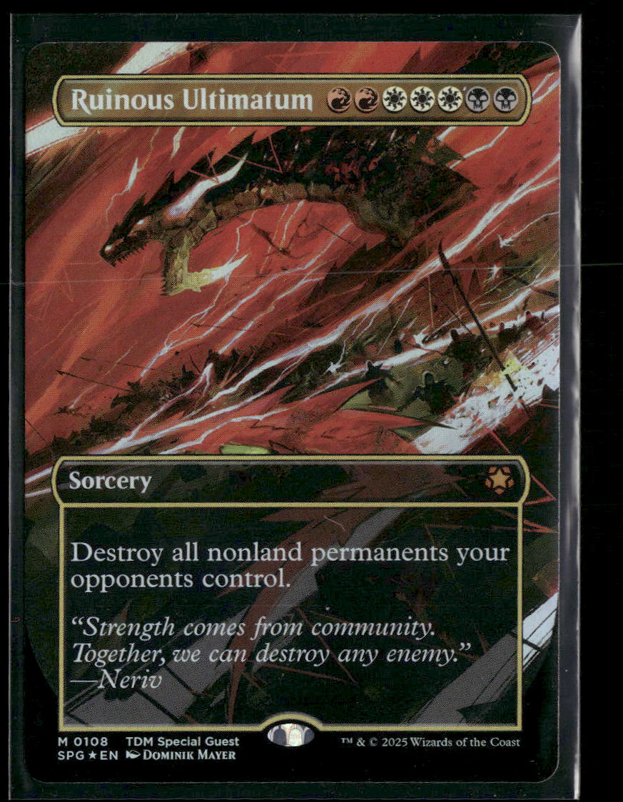 Special Guests Ruinous Ultimatum (Borderless) Foil #108