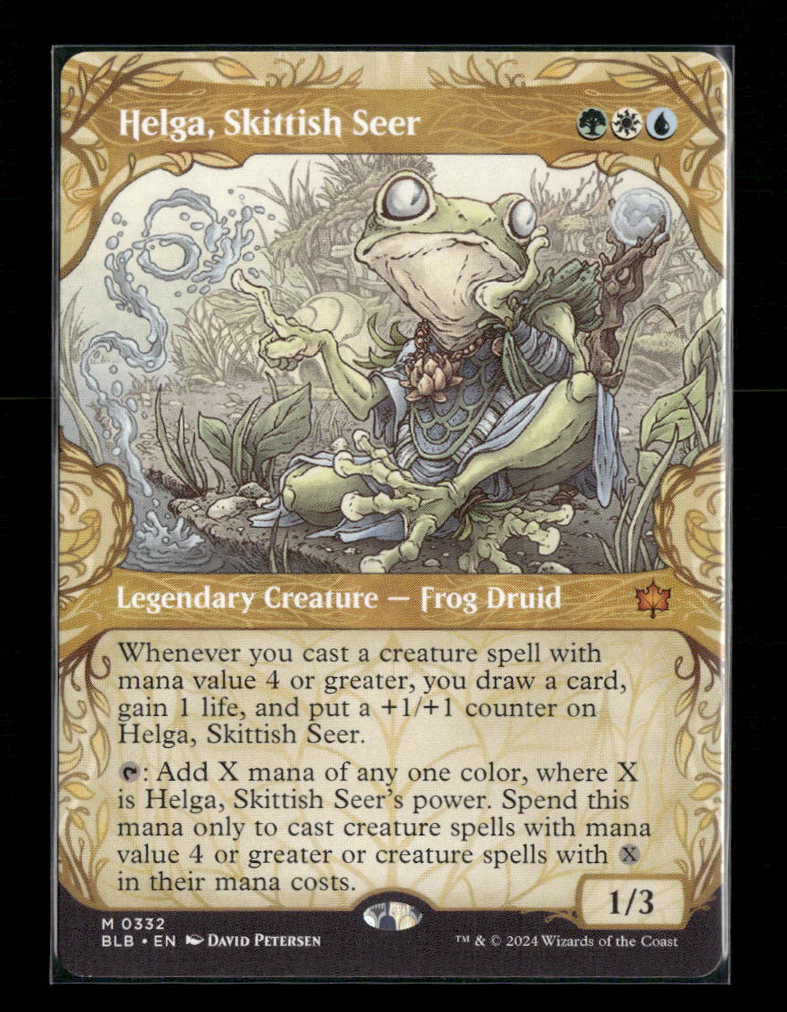 Bloomburrow Helga, Skittish Seer (Showcase) #332