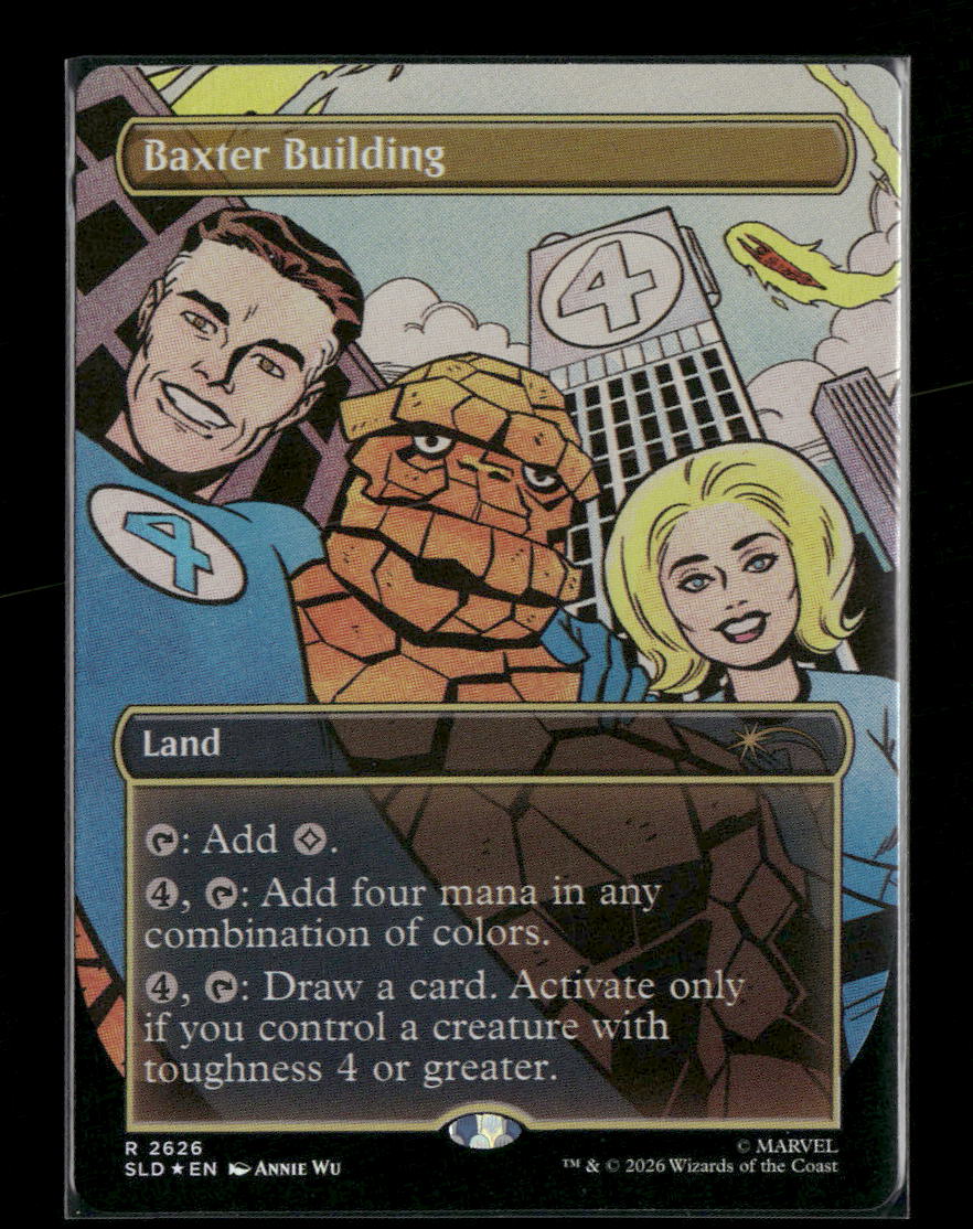 Secret Lair Drop Series Baxter Building Foil #2626