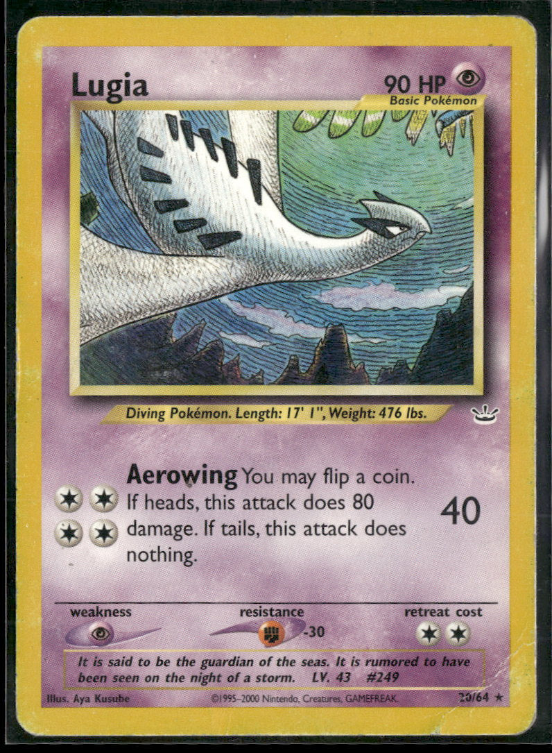 Neo Revelation Lugia #20/64 Damaged