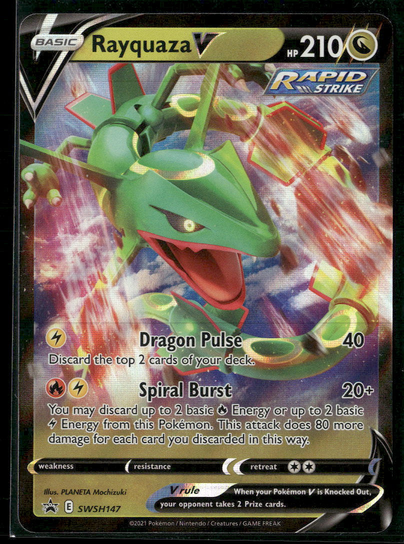 SWSH: Sword & Shield Promo Cards Rayquaza V #SWSH147