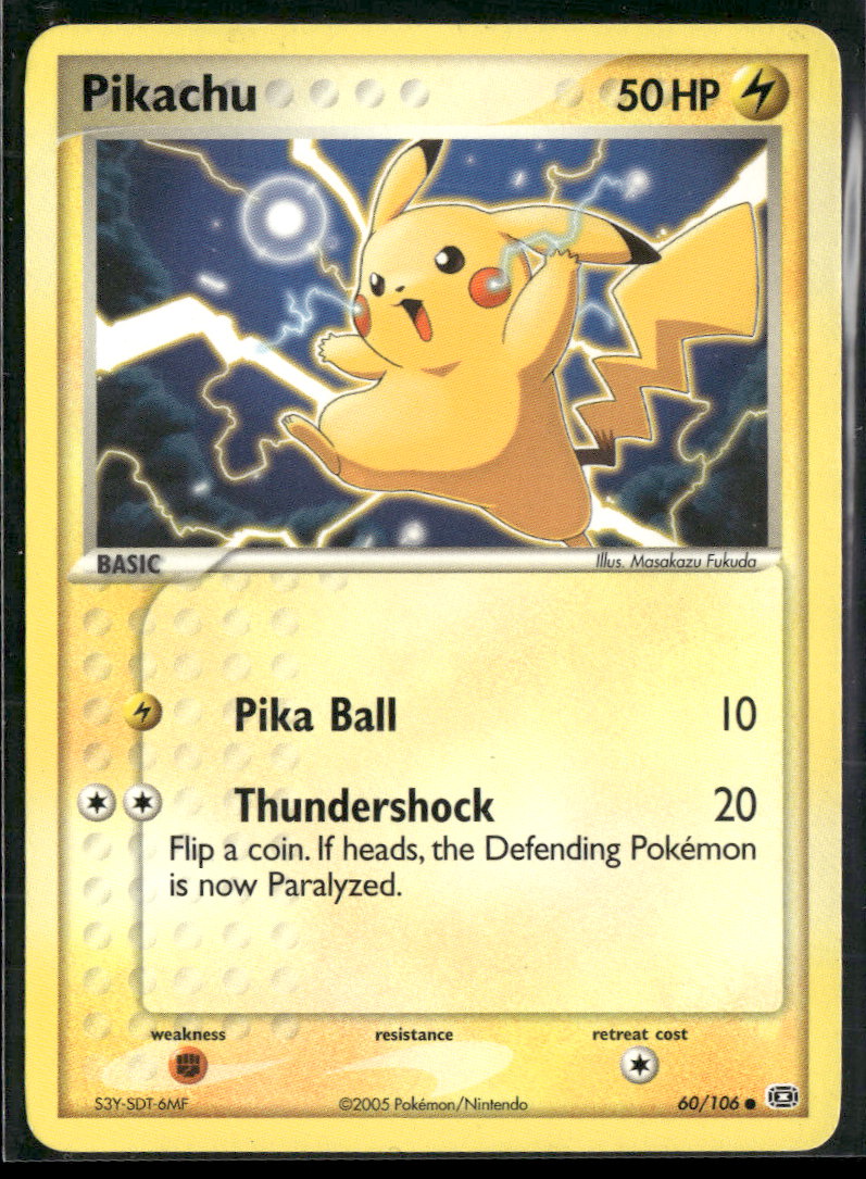 EX Emerald Pikachu #60/106