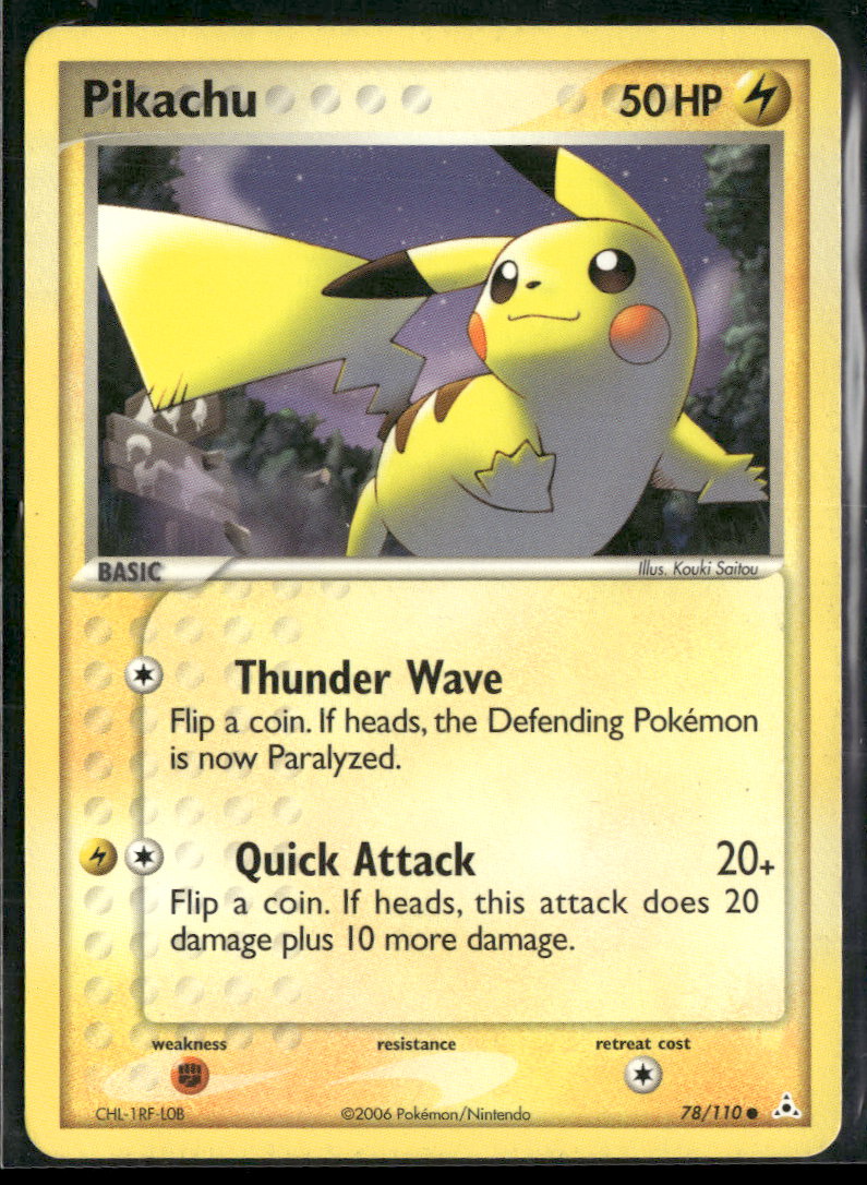 EX Holon Phantoms Pikachu #78/110