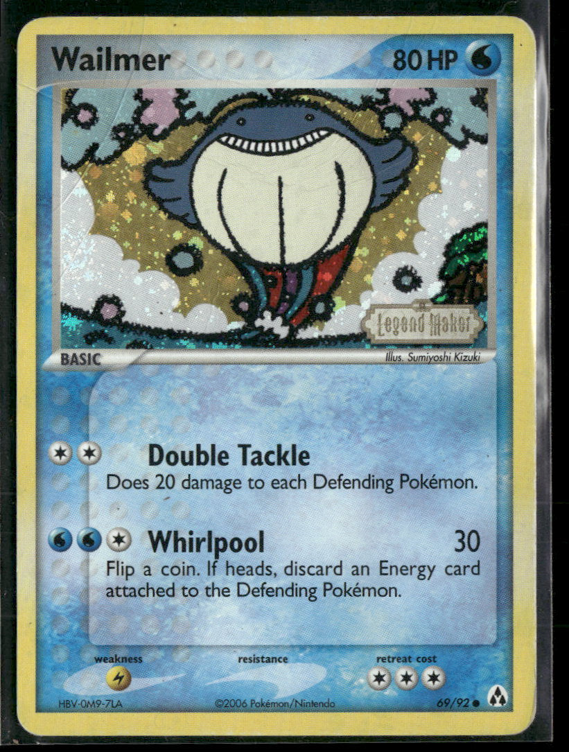 EX Legend Maker Wailmer #69/92 Damaged
