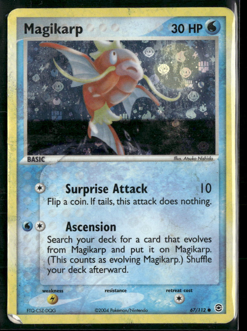 FireRed & LeafGreen Magikarp #67/112 Damaged