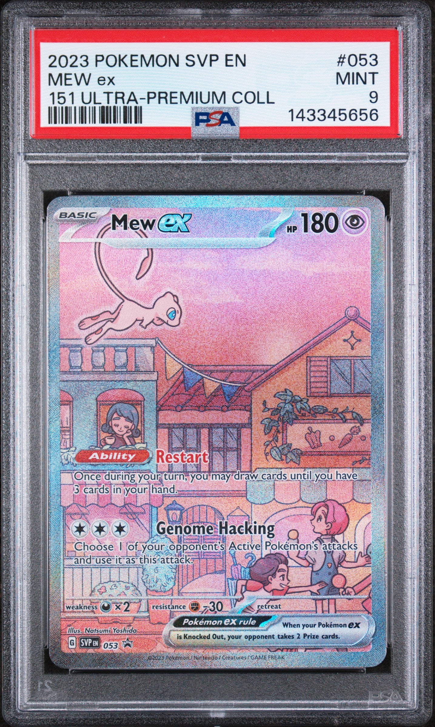 2023 Pokemon Svp En-Sv Black Star Promo 151 Ultra-Premium Coll Mew Ex 9 PSA #053