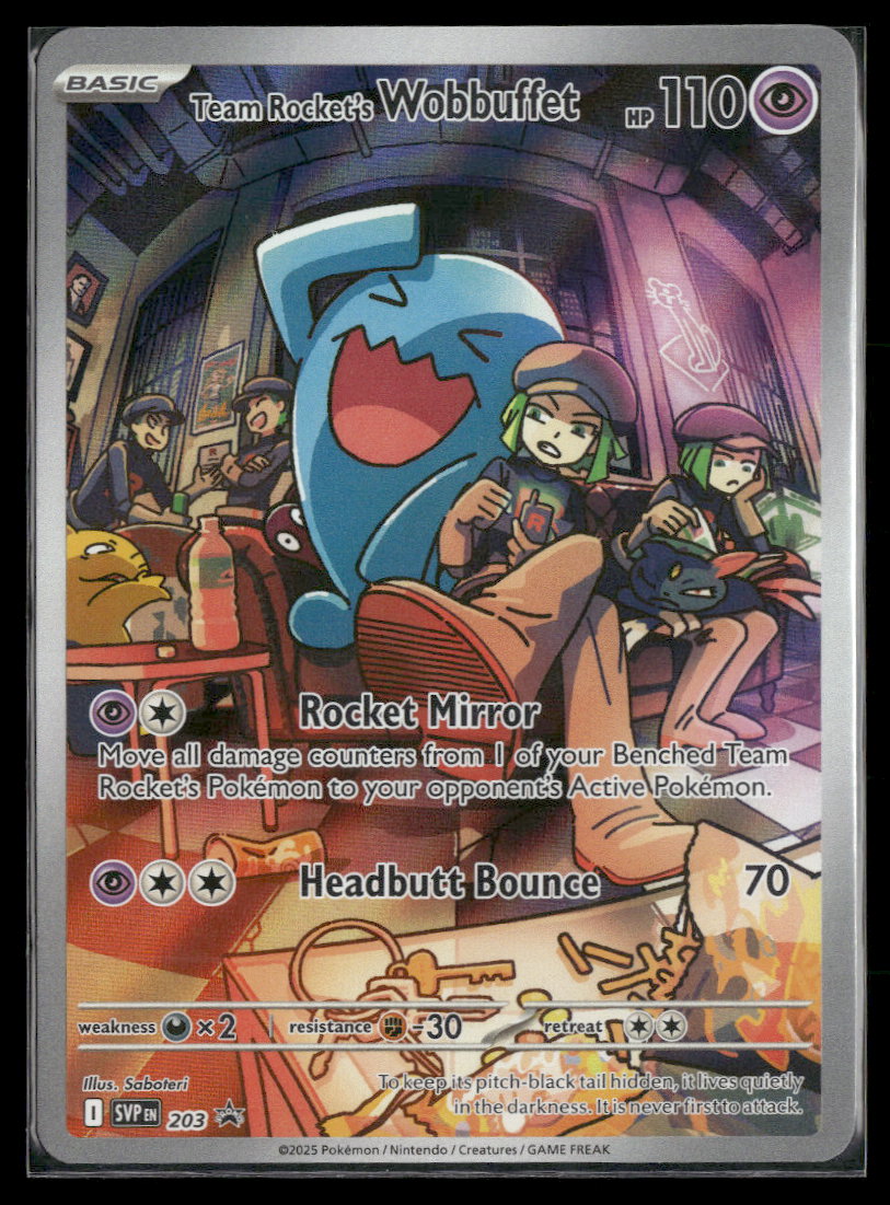 SV: Scarlet & Violet Promo Cards Team Rocket's Wobbuffet #203