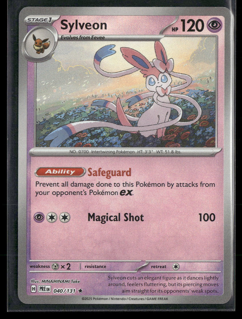 SV: Prismatic Evolutions Sylveon (Master Ball Pattern) #040/131